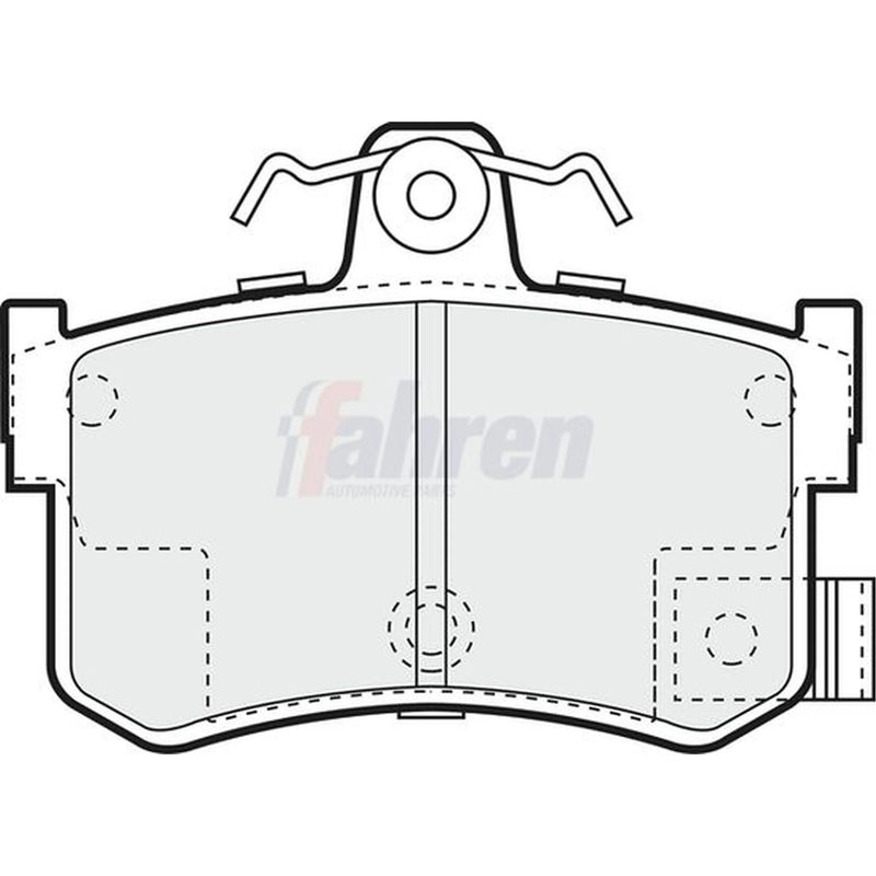 Fahren Rear Brake Pad Set FBP3413