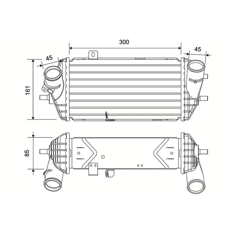 Valeo Intercooler (Charge Air Cooler) 881552