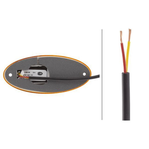 Hella Side Marker Light Wide High 2PS 964 295-061