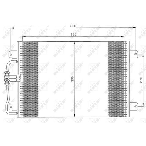 NRF Air Conditioning Condenser 35832