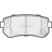 Fahren Rear Brake Pad Set FBP3206