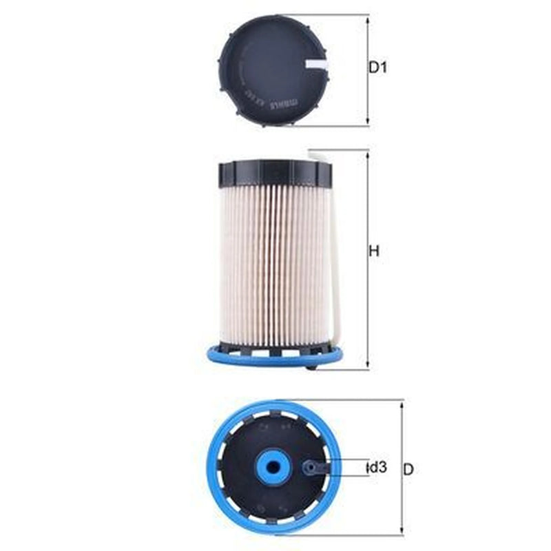 Mahle Fuel Filter Element KX 592