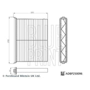 Blue Print Cabin Air Filter (Pollen Filter) ADBP250096
