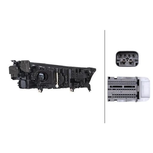 Hella Headlight Headlamp LED Left 1LX 014 952-531