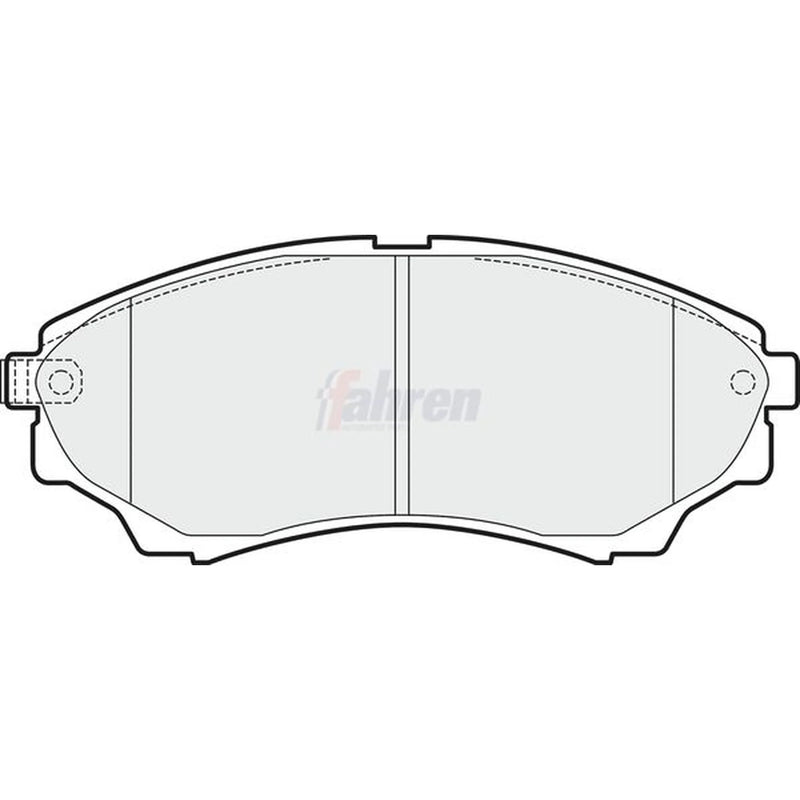 Fahren Front Brake Pad Set fits Ford Ranger 1999-2012 2.5 3.0
