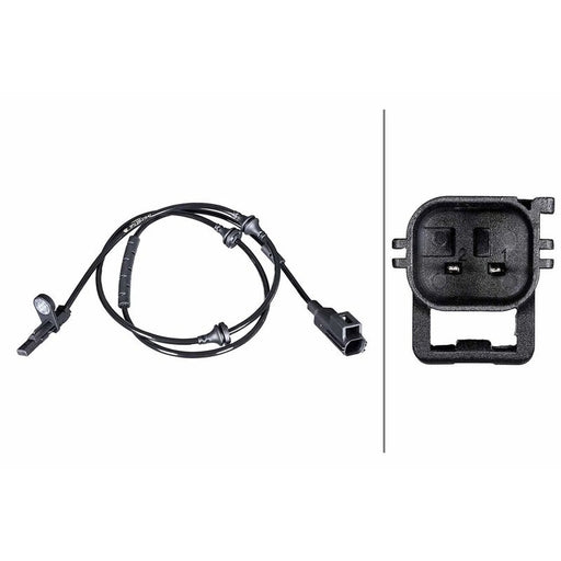Hella ABS Wheel Speed Sensor Front 6PU 358 216-421