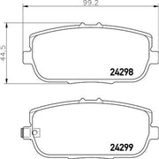 Mintex Rear Brake Pad Set MDB2772