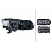 Hella Headlight Headlamp LED Left 1LX 354 867-031