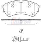 Fahren Front Brake Pad Set fits Man Tge 2017-2024 2.0