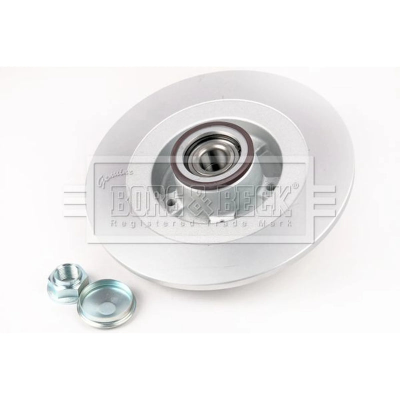 Borg & Beck 2 x Solid Rear Brake Discs BBD6231S-x2