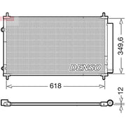 Denso Air Conditioning Condenser DCN50117