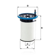 MANN-FILTER Fuel Filter Element PU 7005