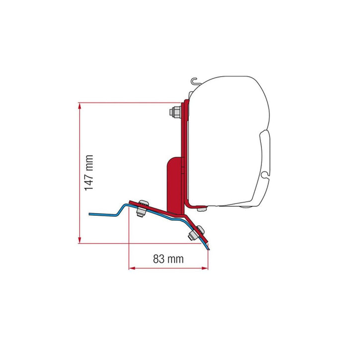 Fiamma Adapter Kit Ford Custom - Fiamma - Van Life Living