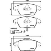 Mintex Front Brake Pad Set MDB2604