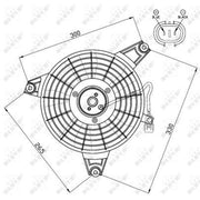 NRF Engine Cooling Fan 47548