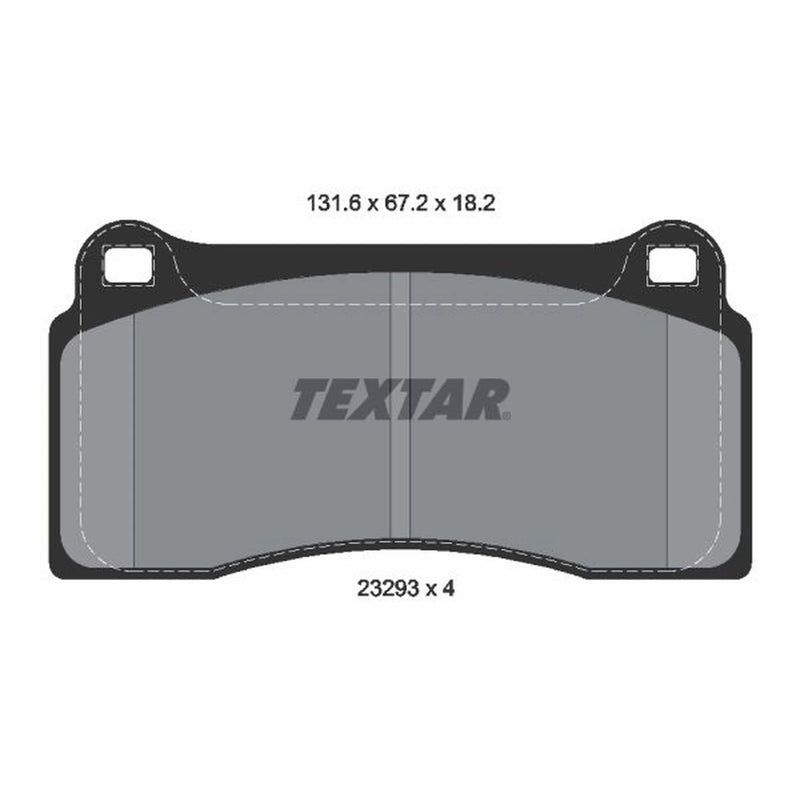 Textar Front Brake Pad Set 2329301