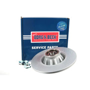 Borg & Beck 2 x Solid Rear Brake Discs BBD5813S-x2