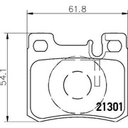 Mintex Rear Brake Pad Set MDB1643