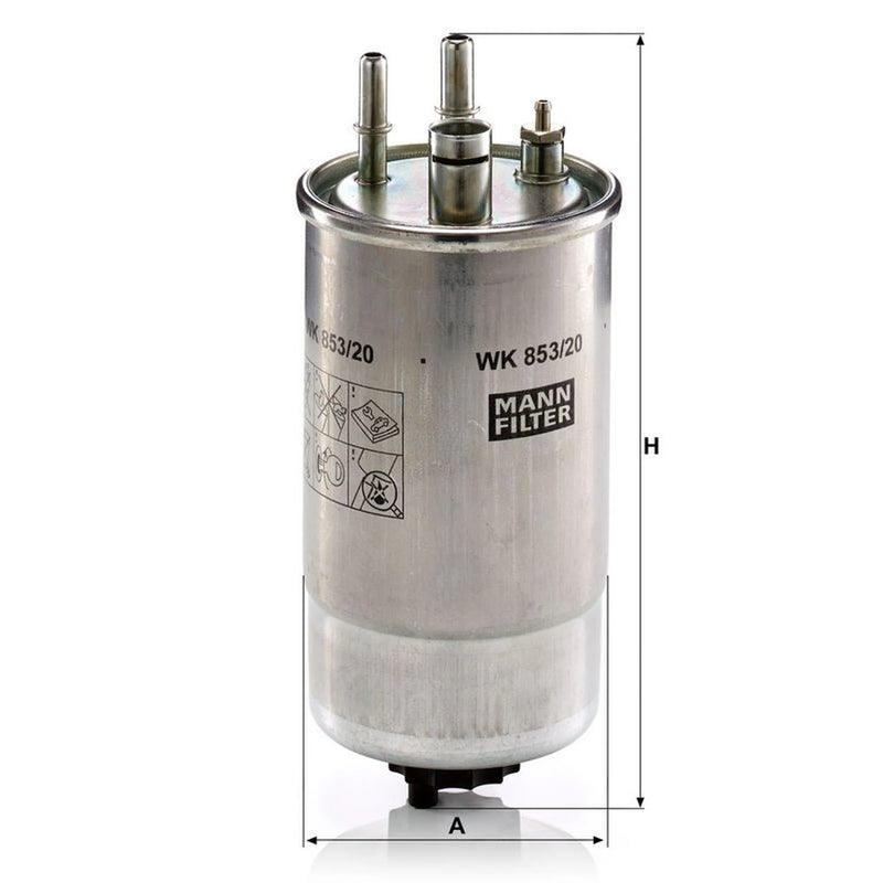 MANN-FILTER Fuel Filter Element WK 853/20