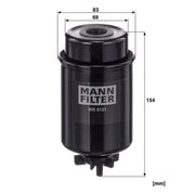 MANN-FILTER Fuel Filter Element WK 8121