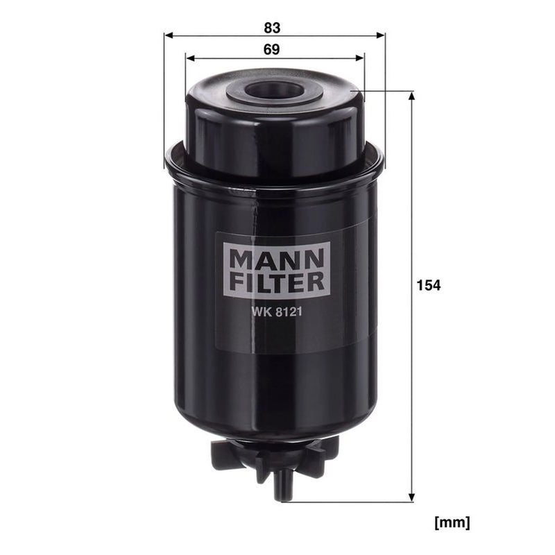 MANN-FILTER Fuel Filter Element WK 8121