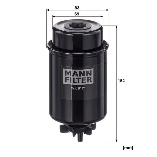 MANN-FILTER Fuel Filter Element WK 8121