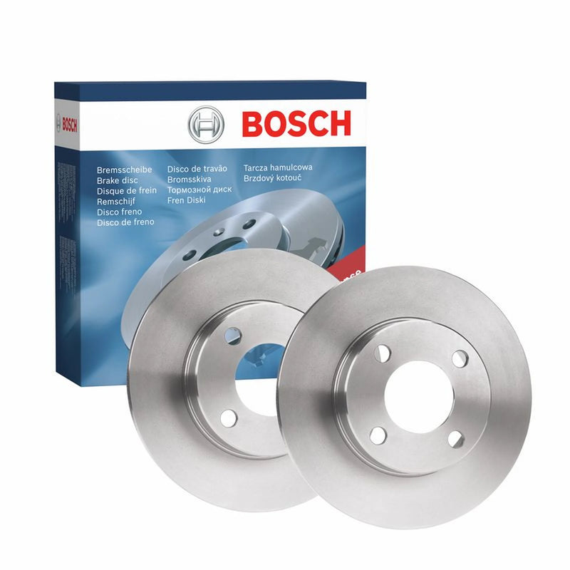 Bosch 2 x Solid Front Brake Discs 0986478016-x2