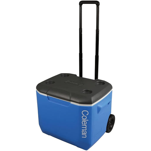 Coleman Blue 60QT Tricolour Wheeled Camping Cooler - Coleman - Van Life Living