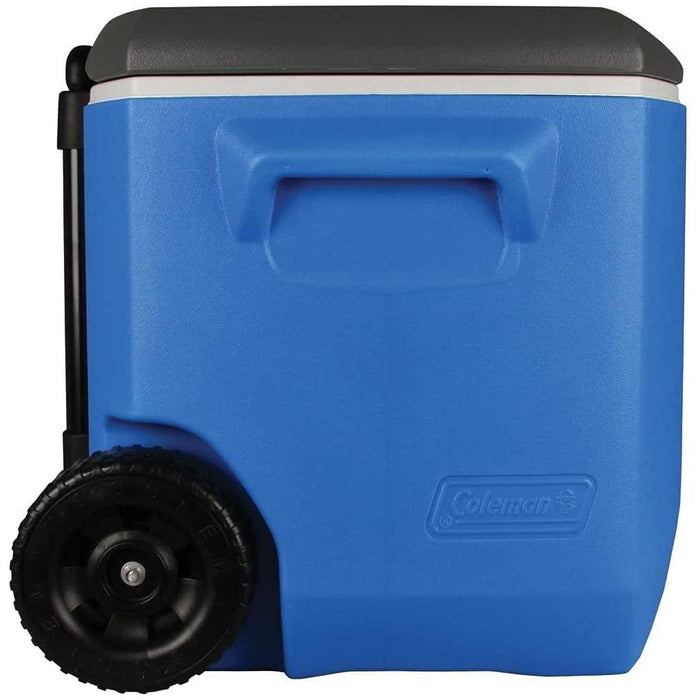 Coleman Blue 60QT Tricolour Wheeled Camping Cooler - Coleman - Van Life Living