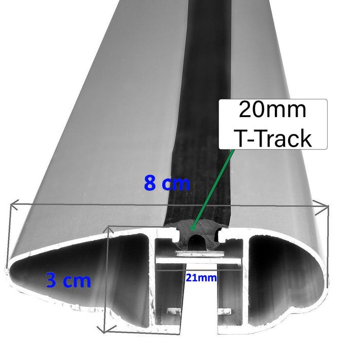 Thule WingBar Edge Roof Bars Aluminum fits Ford Transit Connect 2014-2023 4 doors with Flush Rails - Thule - Van Life Living