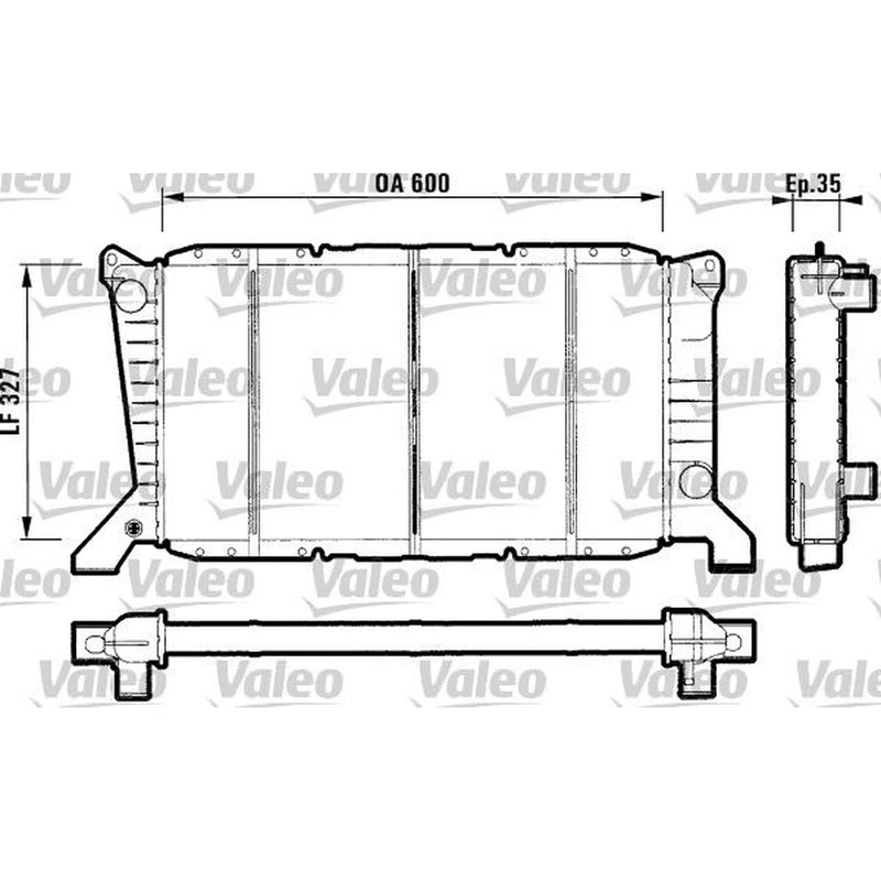 Valeo Engine Radiator 731779