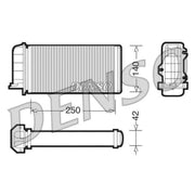 Denso Heater Matrix Core Heat Exchanger fits Fiat Brava 1995-2002
