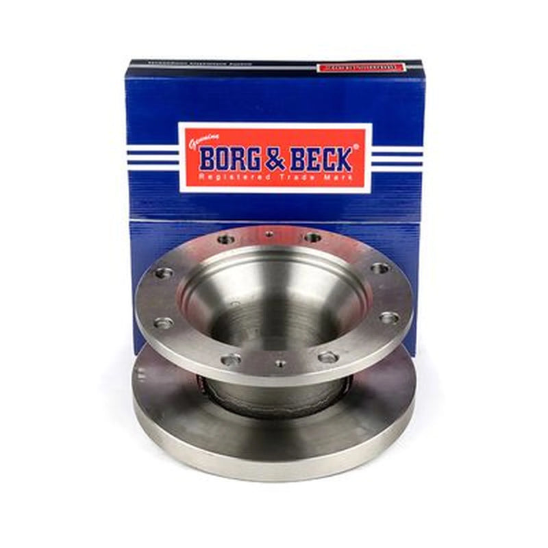Borg & Beck 2 x Solid Rear Brake Discs BBD32892
