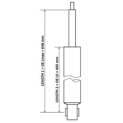 KYB Shock Absorber Damper Strut Rear 343348