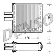 Denso Heater Matrix Core Heat Exchanger fits Fiat Punto 1993-2000