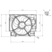NRF Engine Cooling Fan 47960