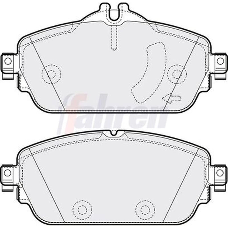 Fahren Front Brake Pad Set FBP3757