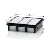 MANN-FILTER Engine Air Filter C 2029