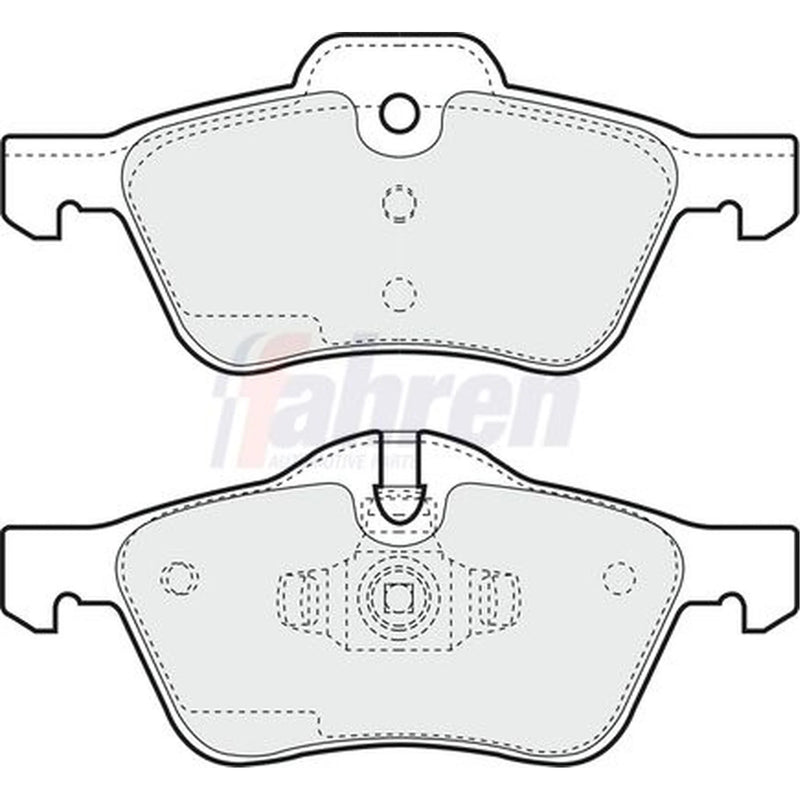 Fahren Front Brake Pad Set FBP3066