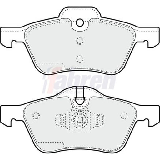 Fahren Front Brake Pad Set fits Mini Mini 2001-2008