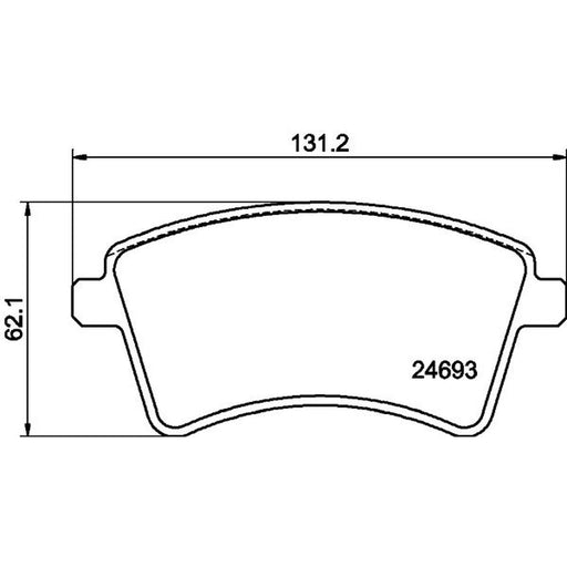 Mintex Front Brake Pad Set MDB2963