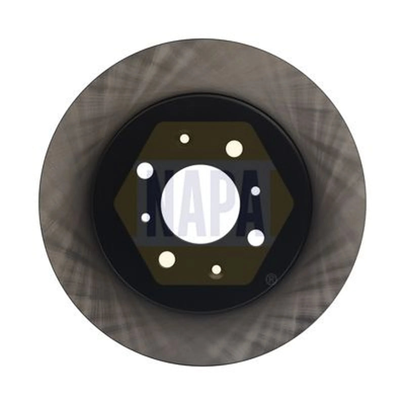 NAPA 2 x Solid Rear Brake Discs NBD5609-x2