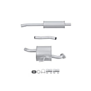 Hella End Silencer Rear 8LD 366 028-421