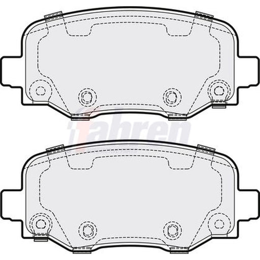Fahren Rear Brake Pad Set fits Jeep Cherokee 2013-2018 2.0 2.2 3.2