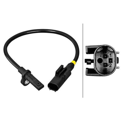 Hella ABS Wheel Speed Sensor Rear 6PU 358 217-161