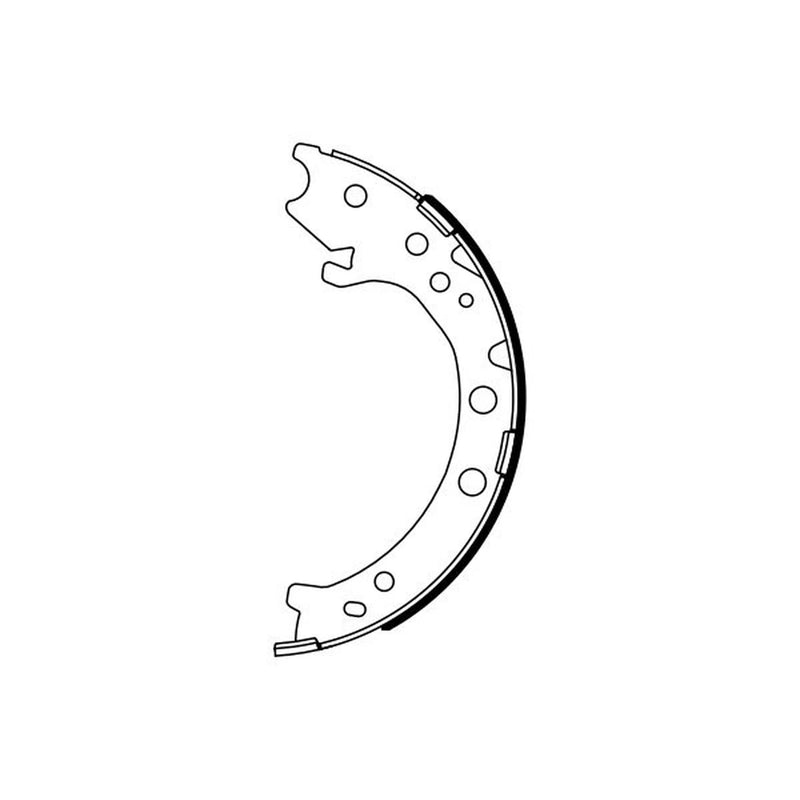 Bosch Parking Brake Shoe Set 0 986 487 967