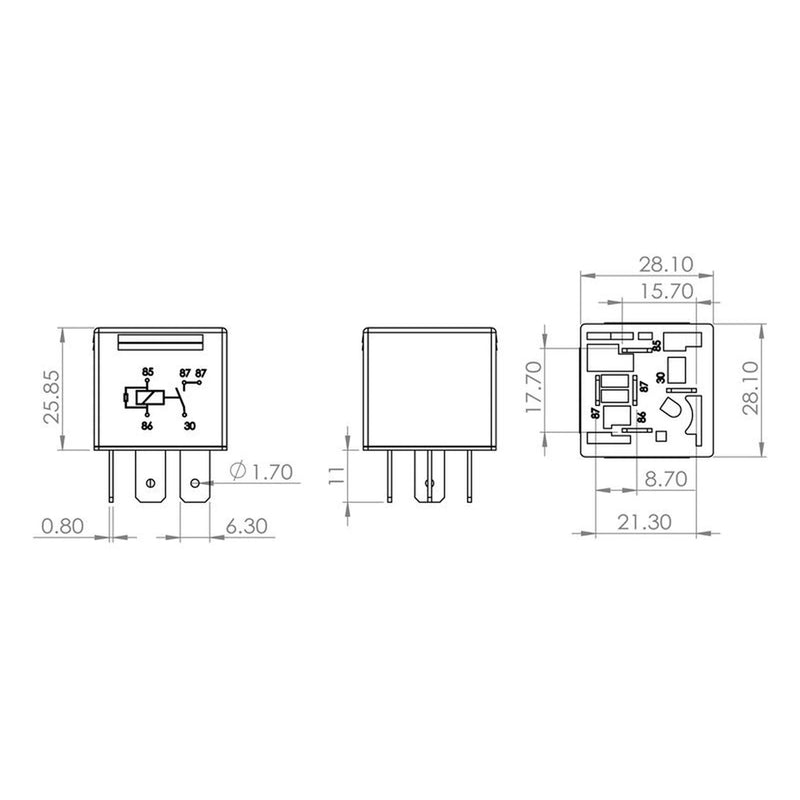 Bosch Main Power Relay 0 986 AH0 204