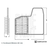 Blue Print Engine Air Filter ADBP220109