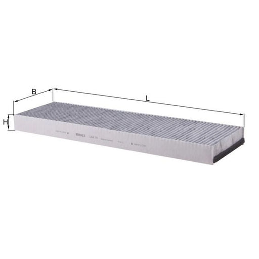 Mahle Cabin Air Filter (Pollen Filter) LAK 70