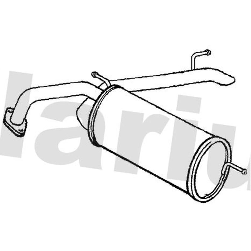 Klarius Box With Tail Pipe Rear HA495W